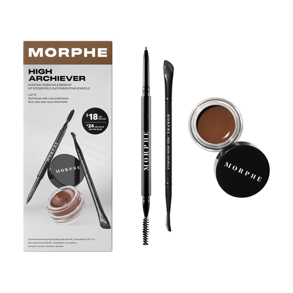 High Archiever Everyday Essentials Brow Kit Latte – Morphe v:9791095
