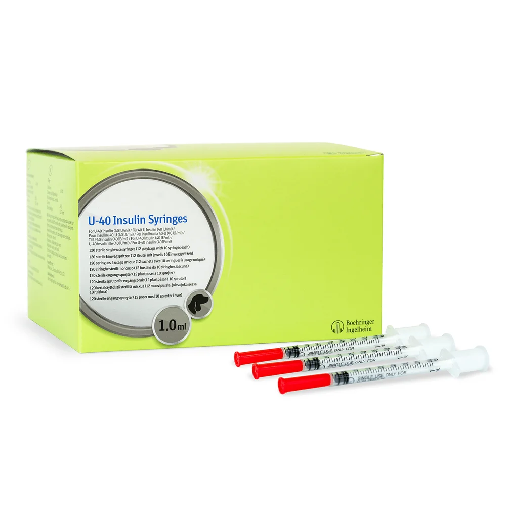 Prozinc U-40 Insulin Syringes 1 ml. – 120 stk. v:7742302 Prozinc U-40 Insulin Syringes 1 ml. – 120 stk. v:7742302