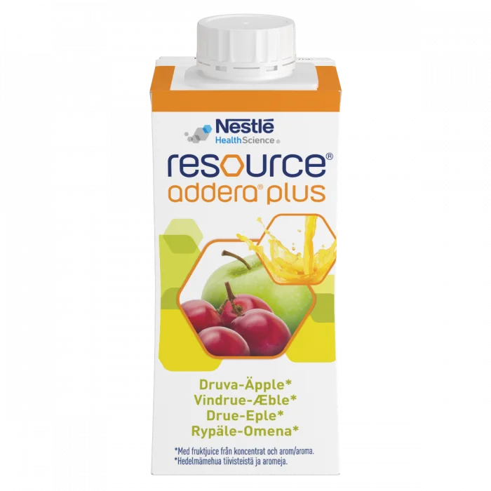Nestlé Resource Addera Plus Drue & Eple 200ml v:1067900 Nestlé Resource Addera Plus Drue & Eple 200ml v:1067900