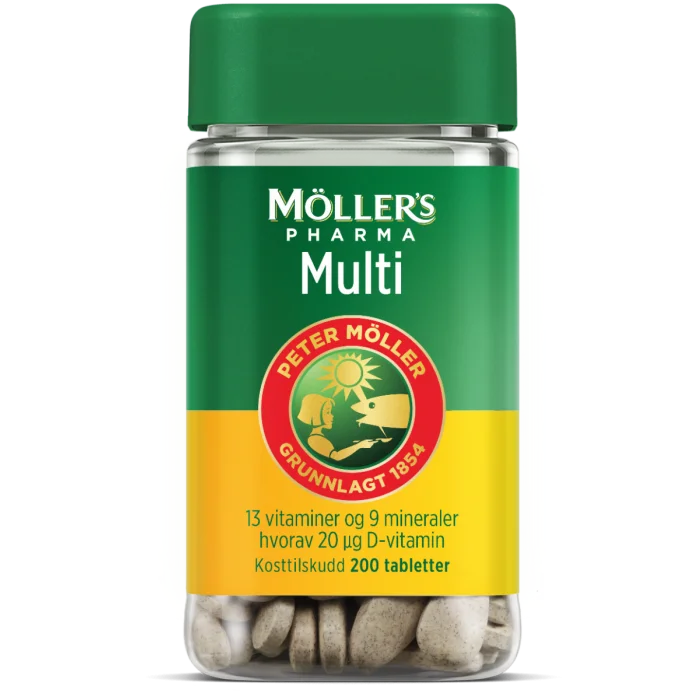 Møllers Pharma Multi tabletter – 200 stk v:4772106