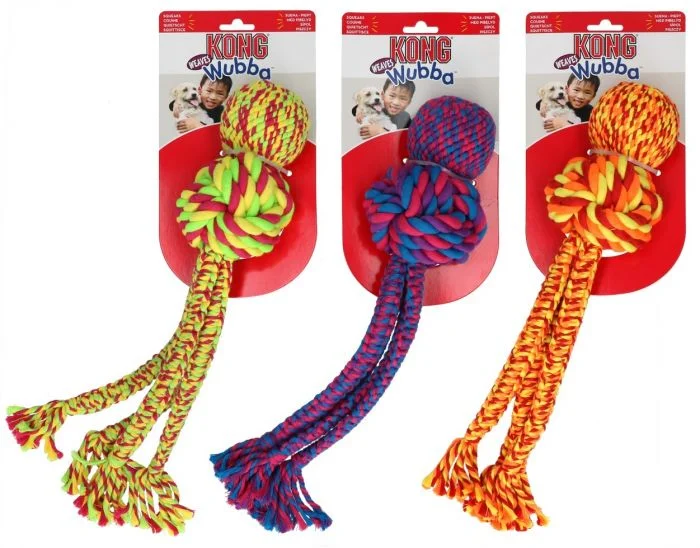 KONG Wubba Weaves Hundeleke Med Rep L v:9115578 KONG Wubba Weaves Hundeleke Med Rep L v:9115578