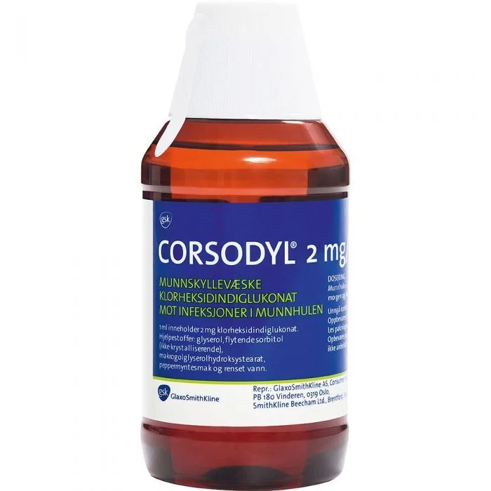 Corsodyl munnskyll 2mg/ml v:6396536