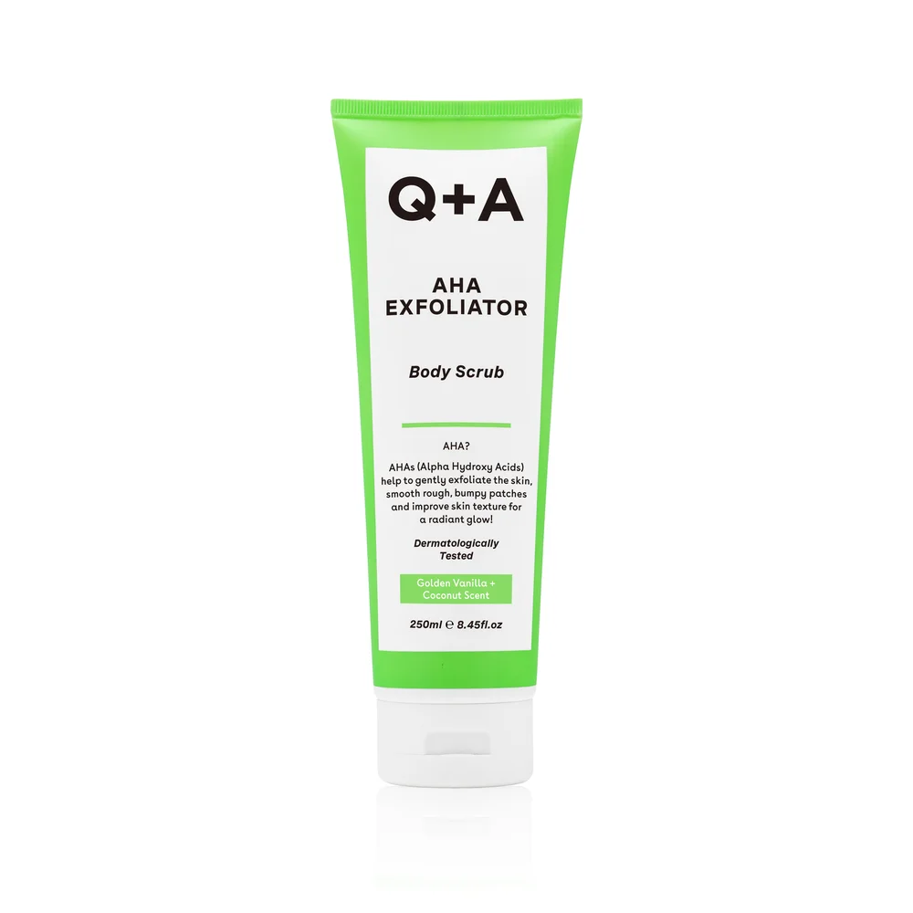 AHA Exfoliator Body Scrub fra Q+A – Skånsom eksfoliering v:2961092
