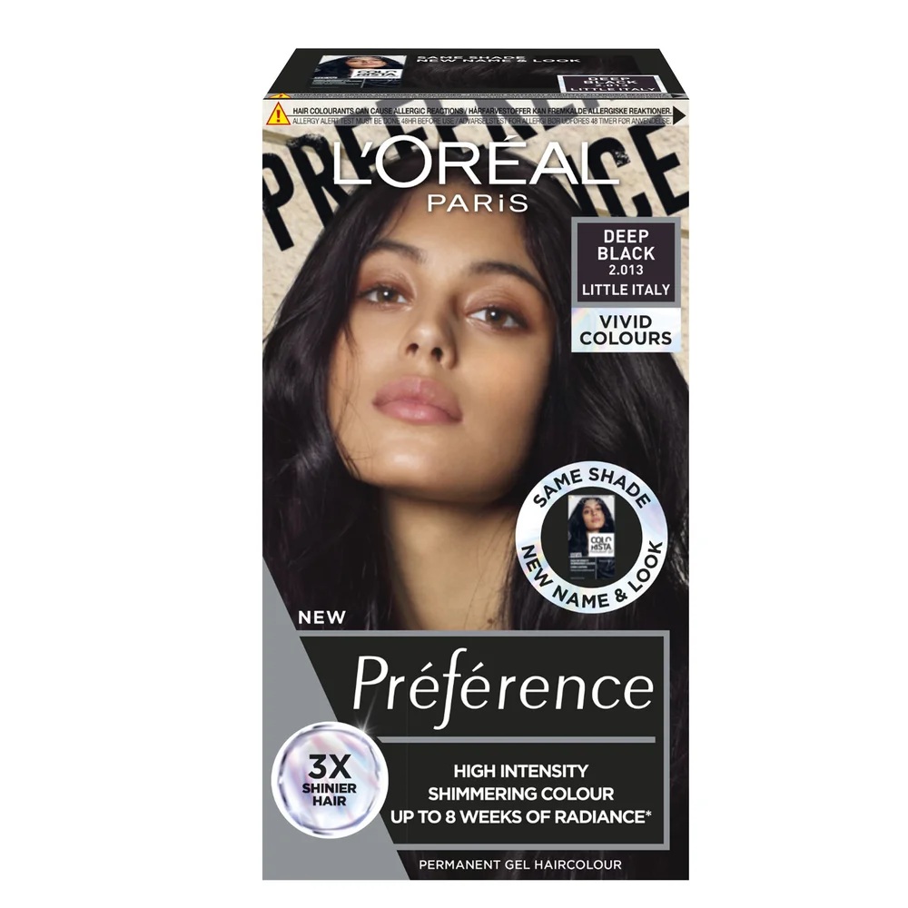 Préférence Vivids Deep Black hårfarge v:2021472