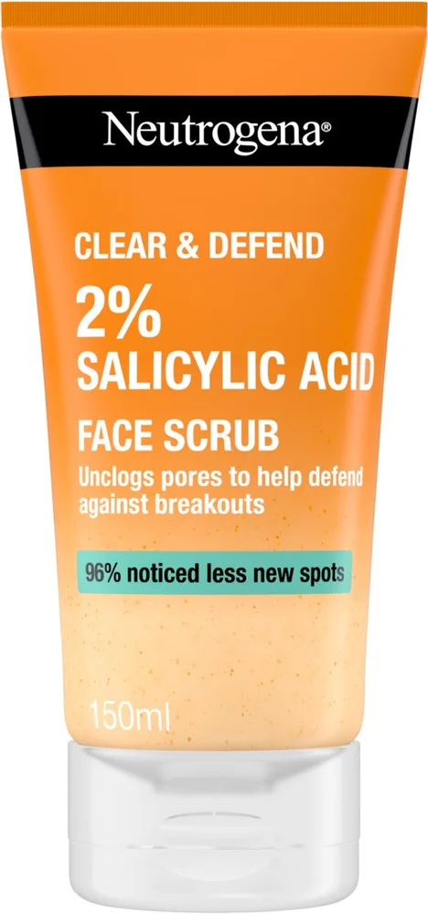 Neutrogena Clear & Defend 2 % Salicylic Acid Face Scrub 150 ml v:5673253