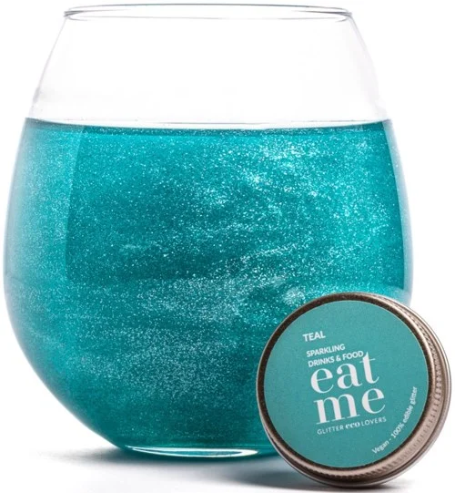 Glitter Eco Lovers EAT ME Teal v:5683927