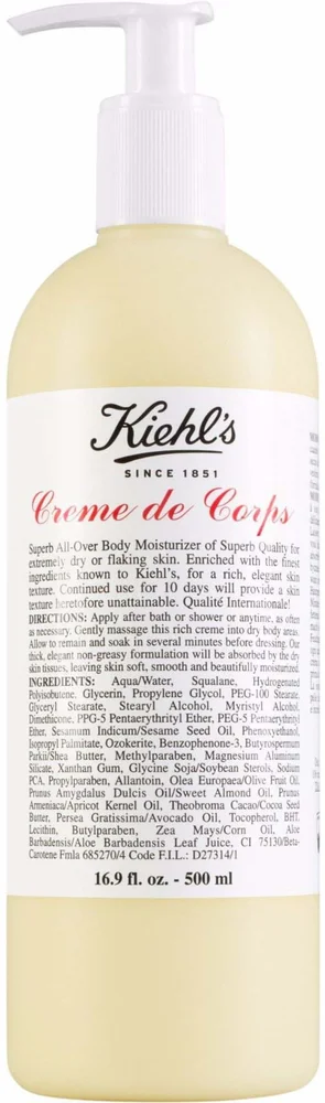 Kiehl’s Creme de Corps Creme De Corps Hydrating Body Moisturizer 500 ml v:3121608 Kiehl’s Creme de Corps Creme De Corps Hydrating Body Moisturizer 500 ml v:3121608