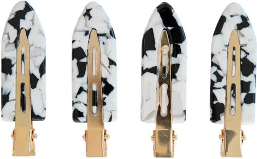 ByBarb 4-Set Of Make Up Clips Black and White v:9165110