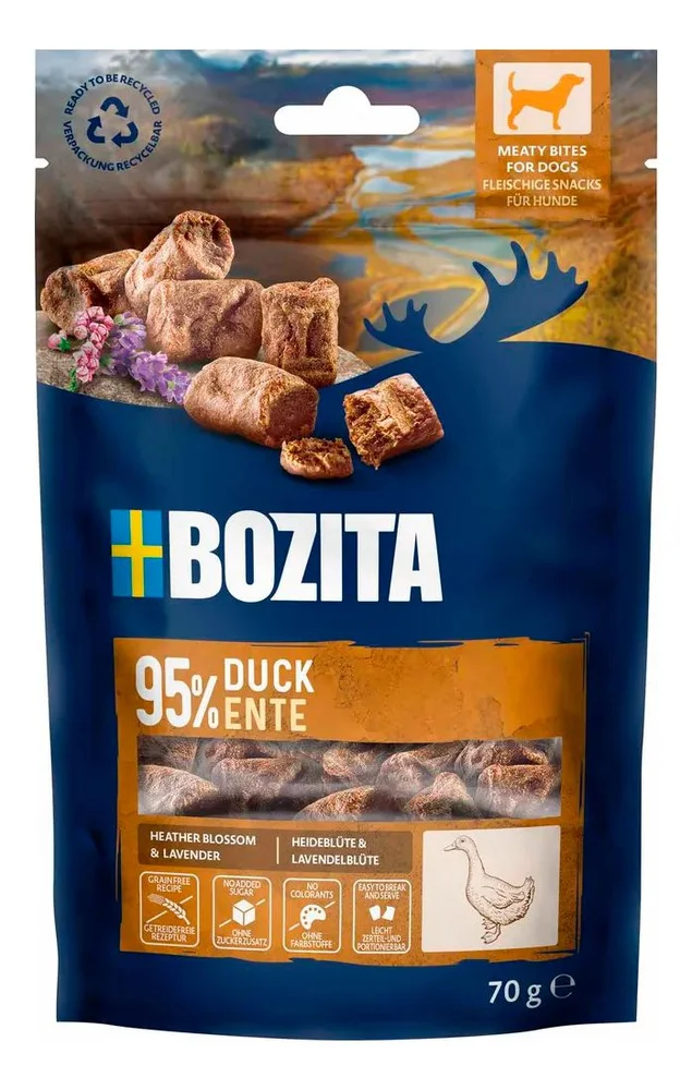 Bozita Snacks Meaty Bites Duck – 70 g. v:2668703 Bozita Snacks Meaty Bites Duck – 70 g. v:2668703