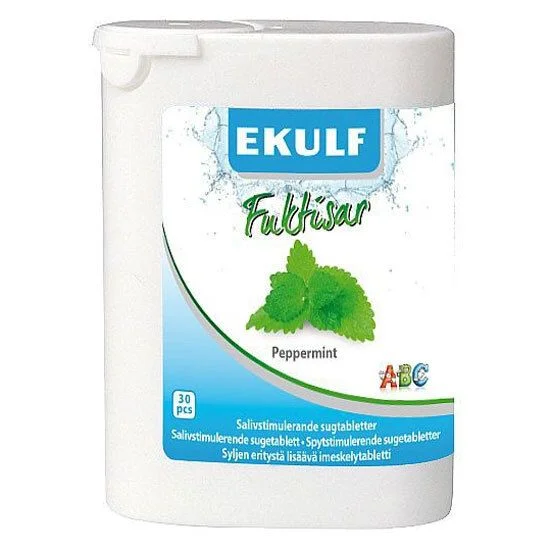 EKULF Fuktisar Peppermint – 30 sugetabletter v:1775552 EKULF Fuktisar Peppermint – 30 sugetabletter v:1775552