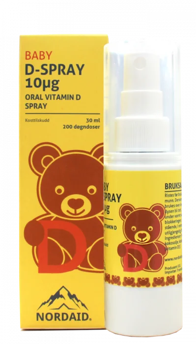 Nordaid D-spray 10 oral vitamin D 30 ml v:9445105