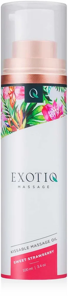 Exotiq Kissable Massage Oil Sweet Strawberry 100 ml v:3278096