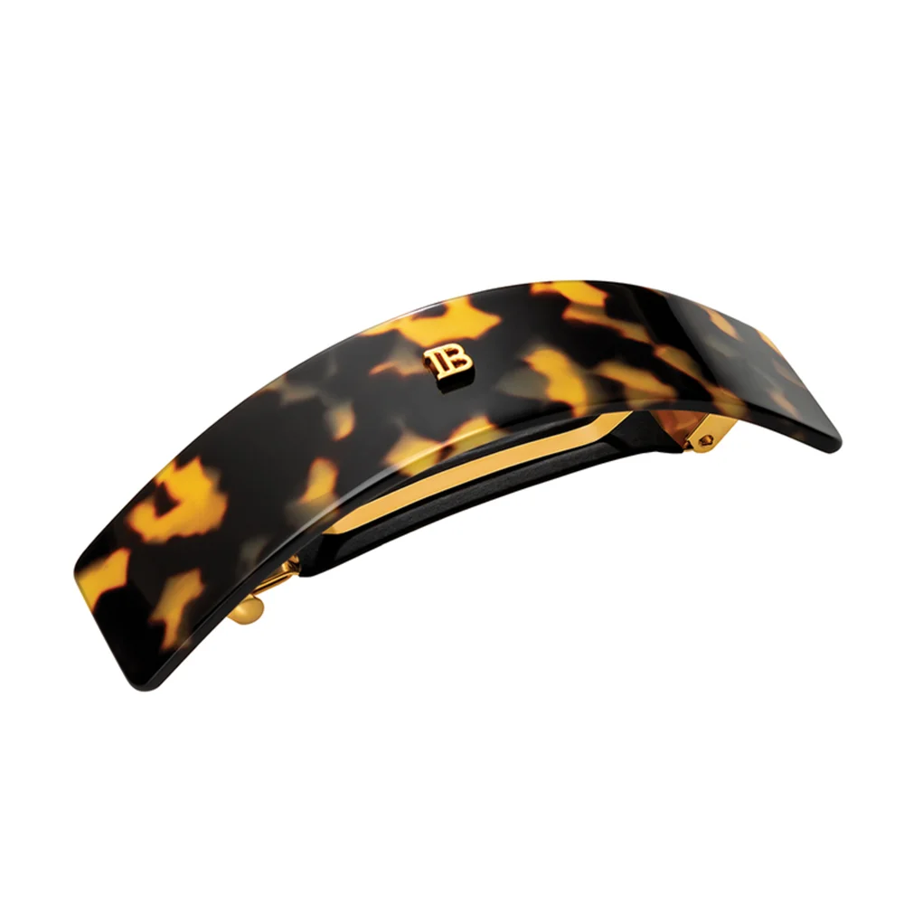 Cellulose Acetate Barrette Pour Cheveux Large Large Tortoise Shell – BALMAIN PARIS Hair Couture v:7390900