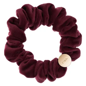 DARK Velvet Mini Scrunchie Wine v:1689622