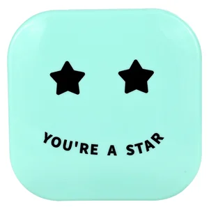 Pimple Star With Mirror Case Anti-Blemish Stars Turquoise 32pcs v:7133964