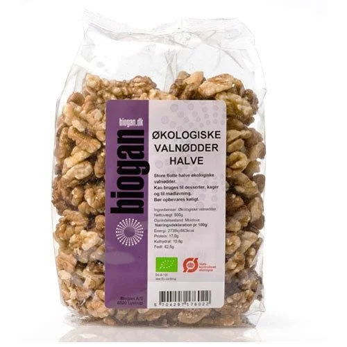 Biogan Valnøtter halve Ø – 500 g. v:6887608