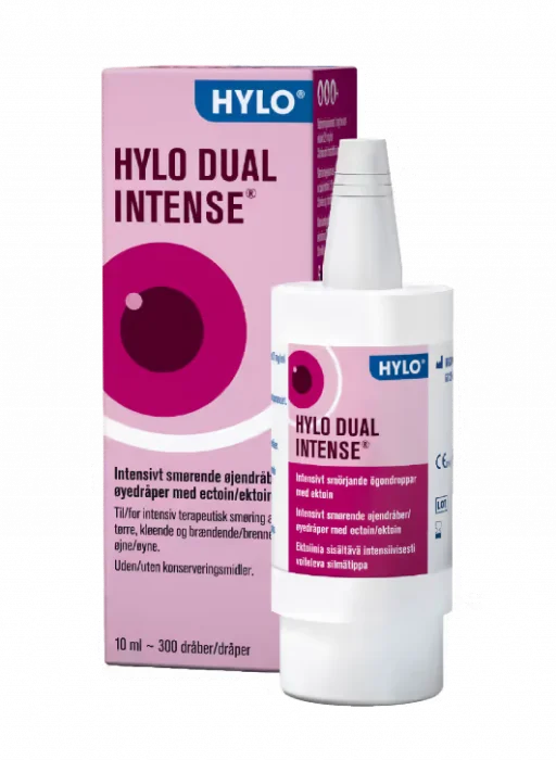 Hylo-Dual Intense smørende øyedråper 10 ml v:8408033 Hylo-Dual Intense smørende øyedråper 10 ml v:8408033