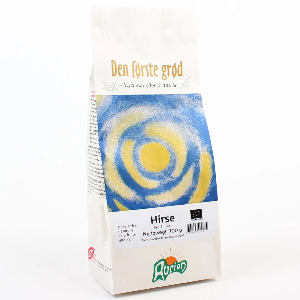 Aurion Den Første Grøt – Hirse – Glutenfri Ø – 700 g v:6674050