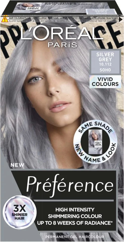 Loreal Paris Préférence Vivids Silver Grey 10.112 v:1417630