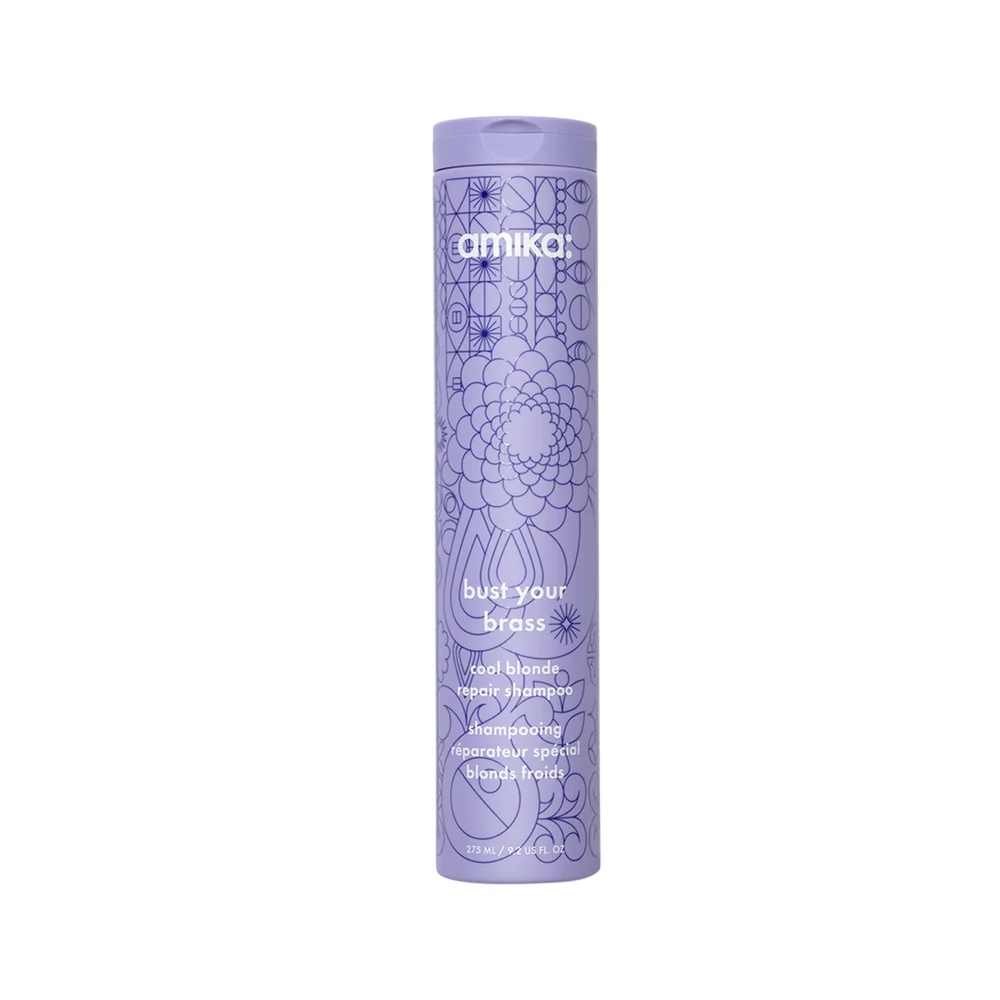 Bust Your Brass Cool Blonde Repair Shampoo 275 ml – amika: v:2097101 Bust Your Brass Cool Blonde Repair Shampoo 275 ml – amika: v:2097101