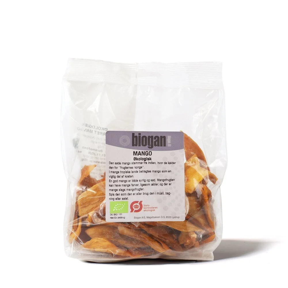 Biogan Mango tørket Ø - 150 g. v:2243379
