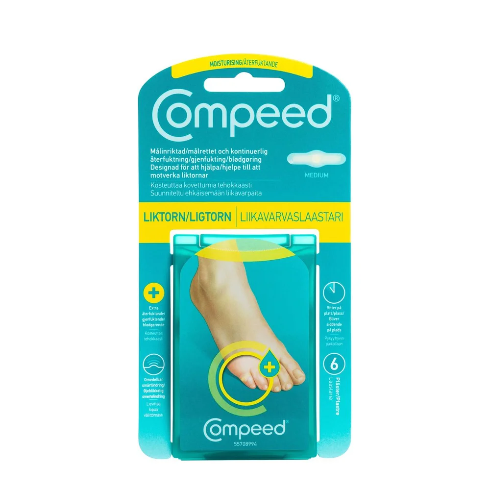 Compeed Moisturising Liktornplaster – 6 stk v:8816133 Compeed Moisturising Liktornplaster – 6 stk v:8816133