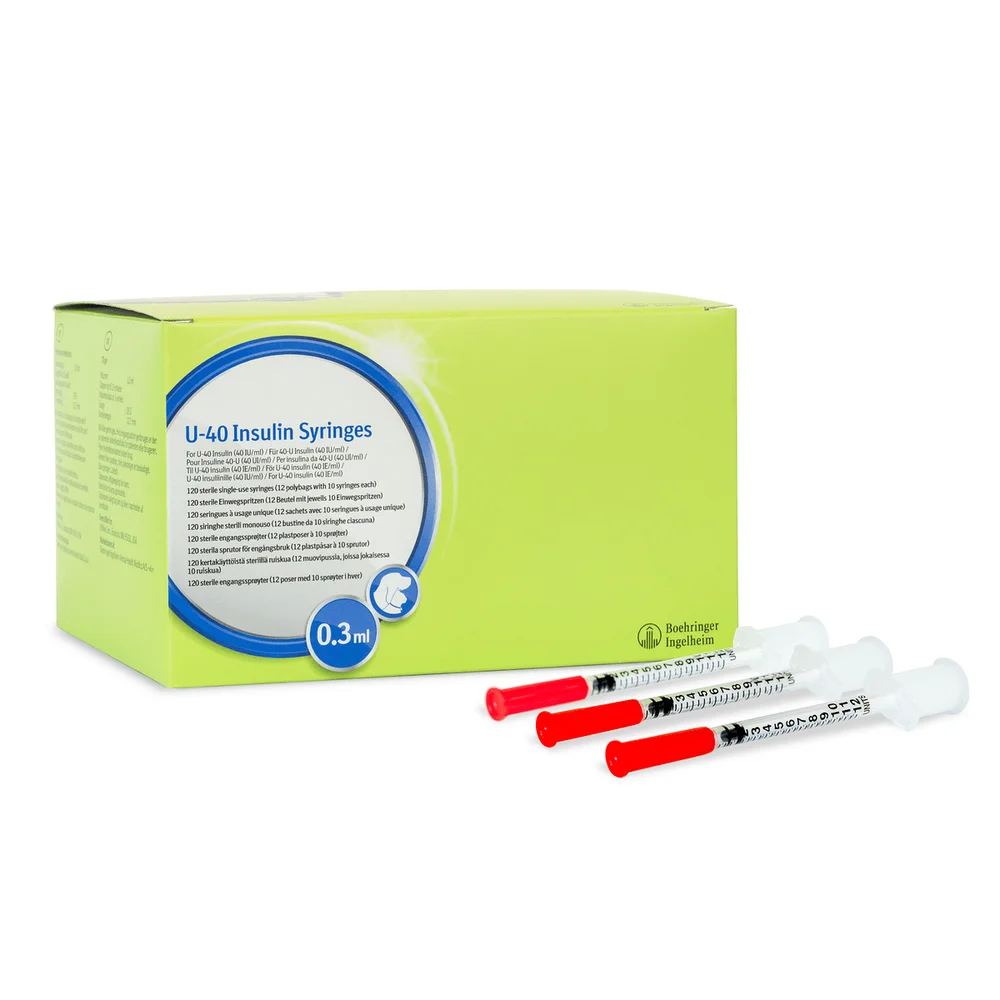 Prozinc U-40 Insulin Syringes 0,3 ml. – 120 stk v:6439275 Prozinc U-40 Insulin Syringes 0,3 ml. – 120 stk v:6439275