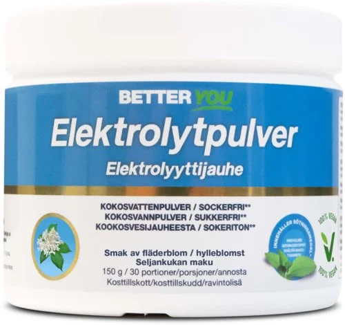 Better You Elektrolytpulver Fläder 150 g v:8246846 Better You Elektrolytpulver Fläder 150 g v:8246846