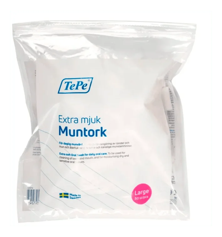 TePe Ekstra Myk Munnsvamp Large - 50 stk. v:6316573