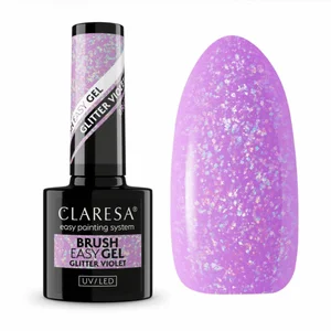 Claresa Brush Easy Gel Violet Glitter 5g v:2630292 Claresa Brush Easy Gel Violet Glitter 5g v:2630292