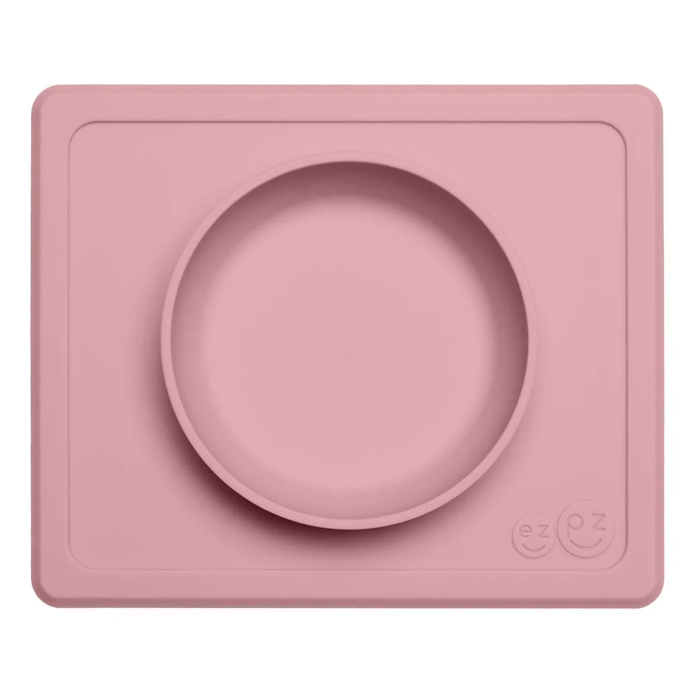 EZPZ Mini Bowl sklisikker skål – støvet rosa v:3492437 EZPZ Mini Bowl sklisikker skål – støvet rosa v:3492437