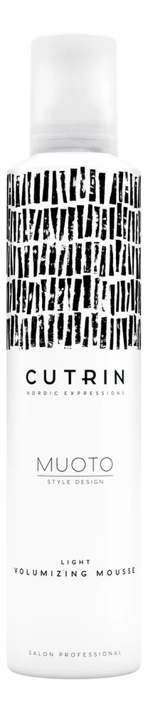 Cutrin MUOTO Light Volumizing Mousse – 300 ml. v:1512651 Cutrin MUOTO Light Volumizing Mousse – 300 ml. v:1512651