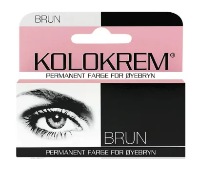 Kolokrem Øyenbrynsfarge Brun – Permanent farge til bryn v:6529880