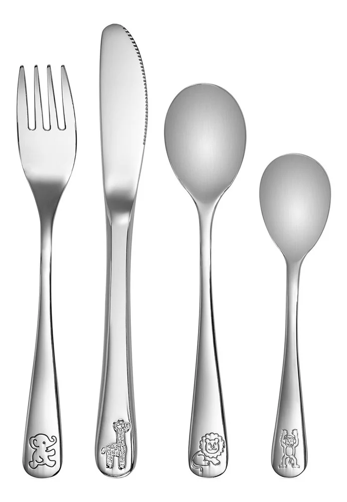 Reer Barnebestikk I rustfritt stål, 4 stk. v:2899348 Reer Barnebestikk I rustfritt stål, 4 stk. v:2899348