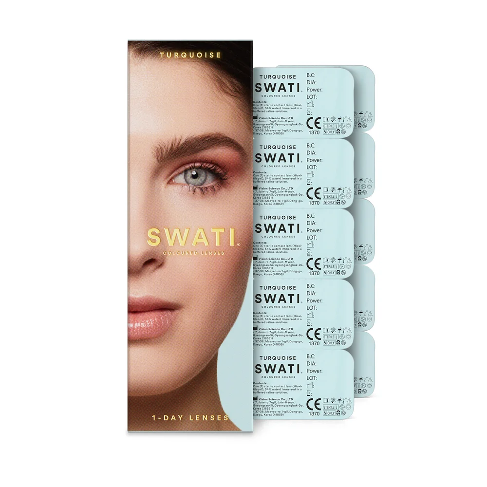 Coloured Lenses Turqoise 1-Day Lenses – SWATI Cosmetics v:6958319 Coloured Lenses Turqoise 1-Day Lenses – SWATI Cosmetics v:6958319