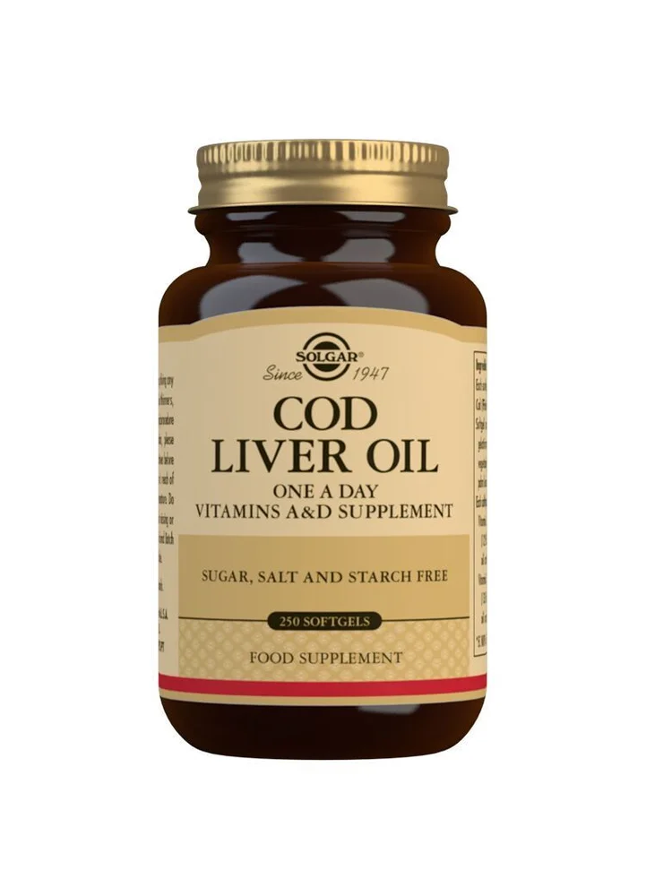 Solgar Cod Liver Oil Softgels (Torskeleverolje) – 250 kap v:2143839 Solgar Cod Liver Oil Softgels (Torskeleverolje) – 250 kap v:2143839