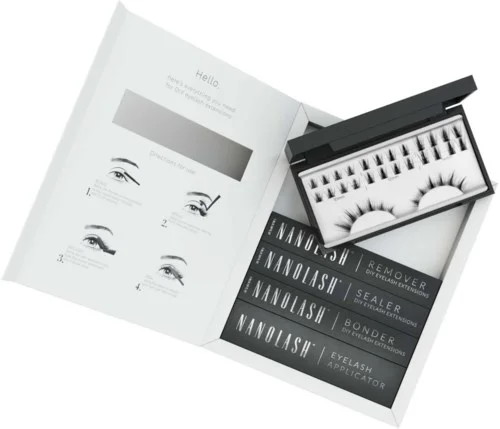Nanolash DIY Eyelash Extensions Starter Kit Flirty v:5743834