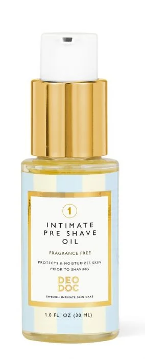 DeoDoc Intimate Pre Shave Oil parfymefri 30 ml v:3861811