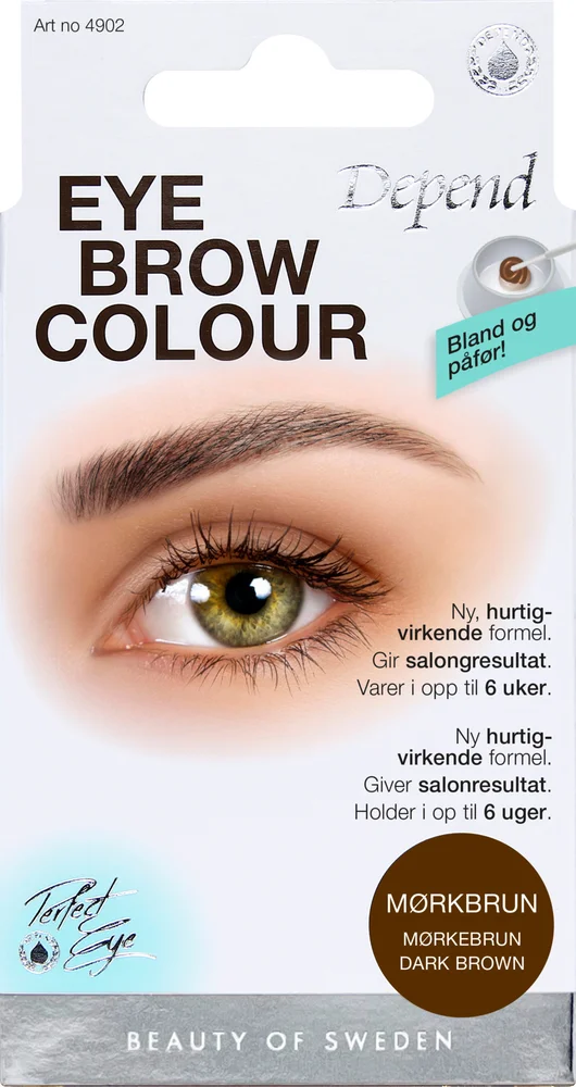 Eyebrow Colour Dark Brown - Depend v:3846857