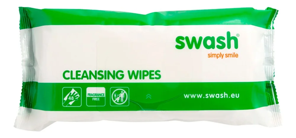 Swash Cleansing Wipes u. duft – 48 stk. v:4521360 Swash Cleansing Wipes u. duft – 48 stk. v:4521360
