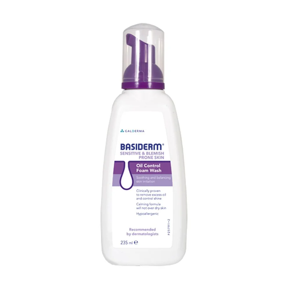 Basiderm Oil Control Foam Wash - 235 ml v:8593380