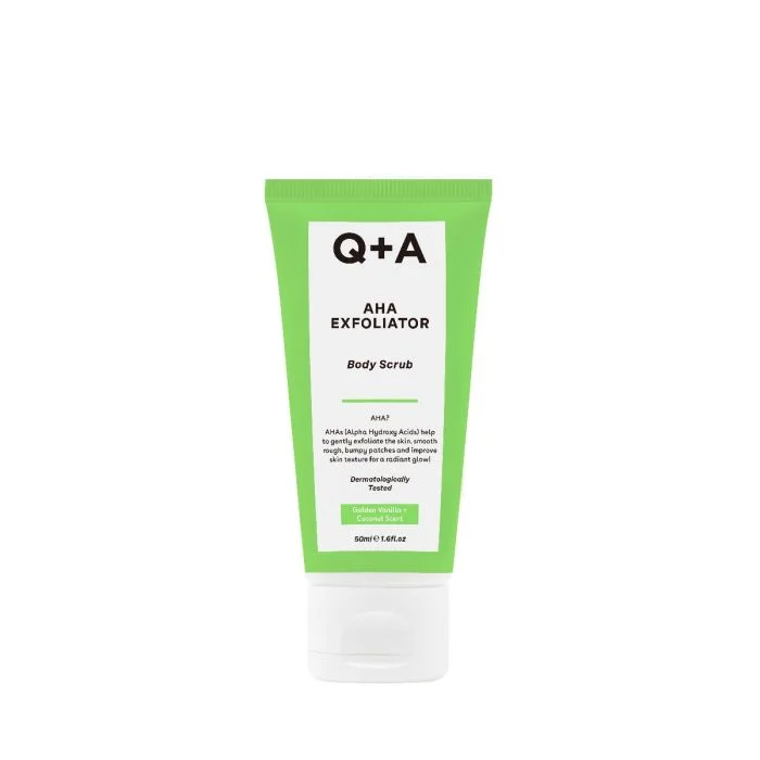 Q+A AHA Exfoliator Body Scrub Mini 50 ml v:5703015 Q+A AHA Exfoliator Body Scrub Mini 50 ml v:5703015