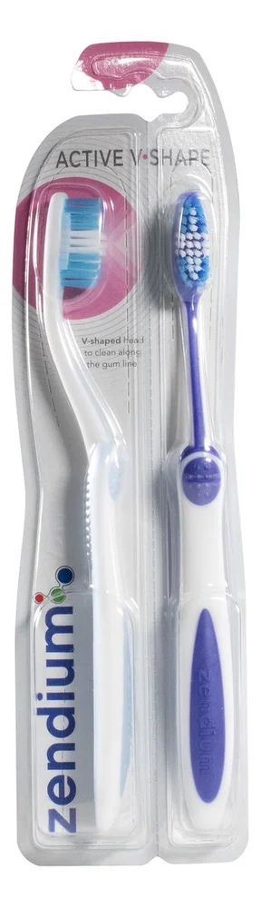 Zendium V-Shape Tannbørste Soft - 2 stk. v:2152854