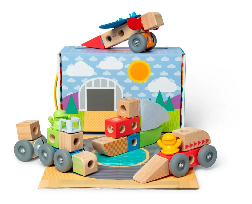 Melissa & Doug Blockables Kjøretøy lekesett – 1 stk. v:2710024 Melissa & Doug Blockables Kjøretøy lekesett – 1 stk. v:2710024