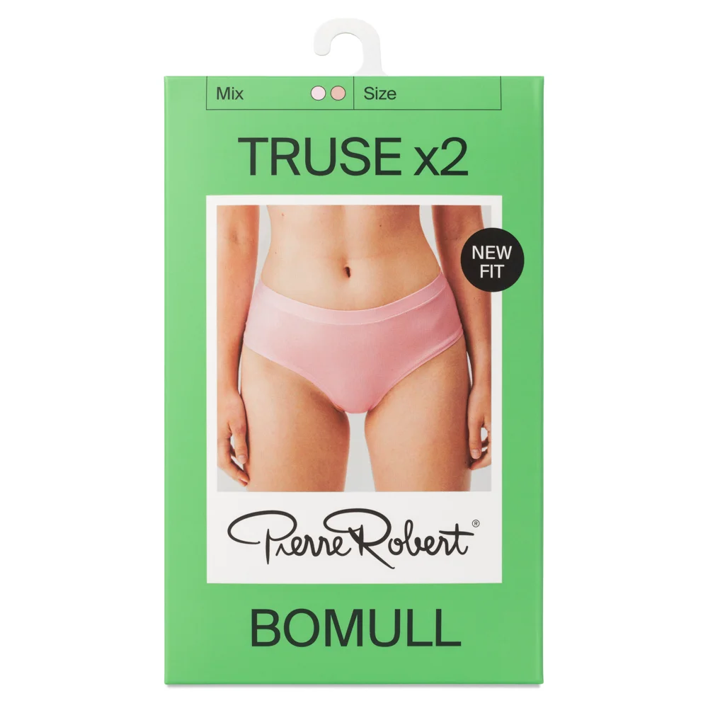Pierre Robert Truse Bomull Women Powder Pink 2pk v:3399396