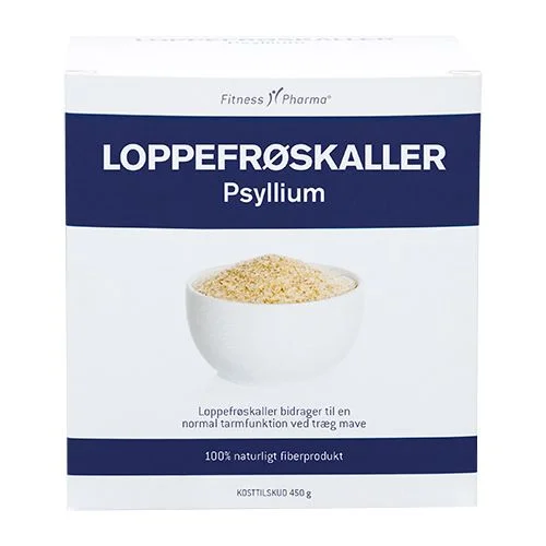 Fitness Pharma Loppefrøskall Psyllium – 450 g. v:6752614 Fitness Pharma Loppefrøskall Psyllium – 450 g. v:6752614
