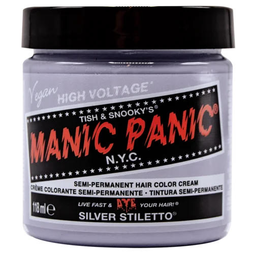 Manic Panic Amplified Semi-Permanent Hair Color Cream Silver Stilletto v:7942792 Manic Panic Amplified Semi-Permanent Hair Color Cream Silver Stilletto v:7942792