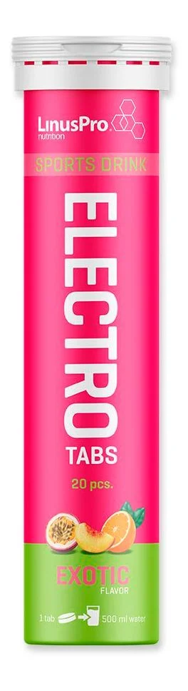 LinusPro Electrolyt Tabs Exotic - 20 stk. v:3858152