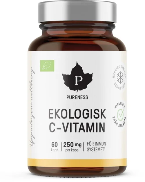 Pureness Ekologisk C-vitamin 60 stk v:4784576 Pureness Ekologisk C-vitamin 60 stk v:4784576