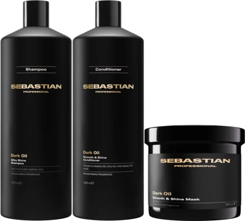 Sebastian Professional DarkOil Bundle Smooth and Shine Shampoo 1000 ml & Conditioner 1000 ml & Mask 500 ml v:8146094 Sebastian Professional DarkOil Bundle Smooth and Shine Shampoo 1000 ml & Conditioner 1000 ml & Mask 500 ml v:8146094